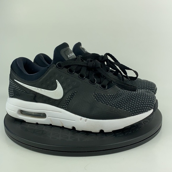 Nike Air Max Zero Essentials Black/White Athletic Shoes 876070-004 Men's Size 8 - Picture 3 of 12